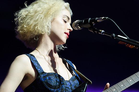 Annie Clark with David Byrne & St. Vincent - 2013