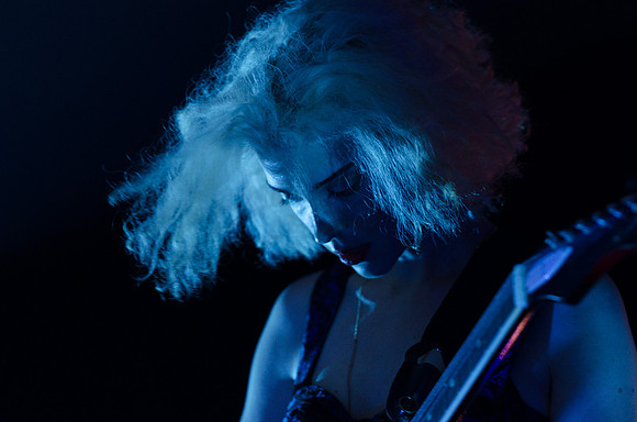Annie Clark with David Byrne & St. Vincent - 2013