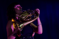 Rachel Drehmann with David Byrne and St. Vincent