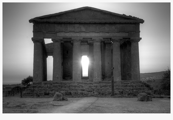 Sunset, Temple of Concordia